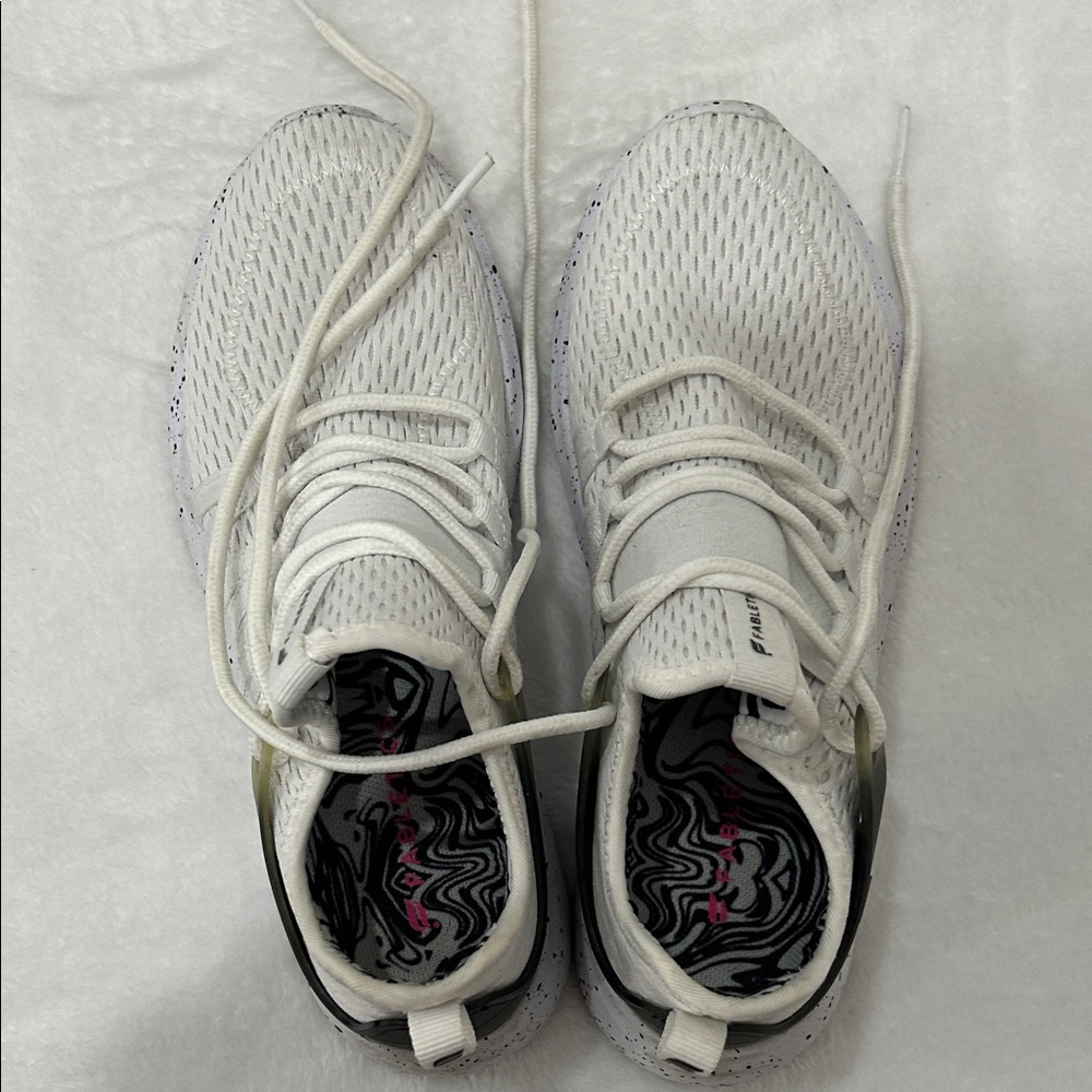 Fabletics White and Black Athletic Sneakers